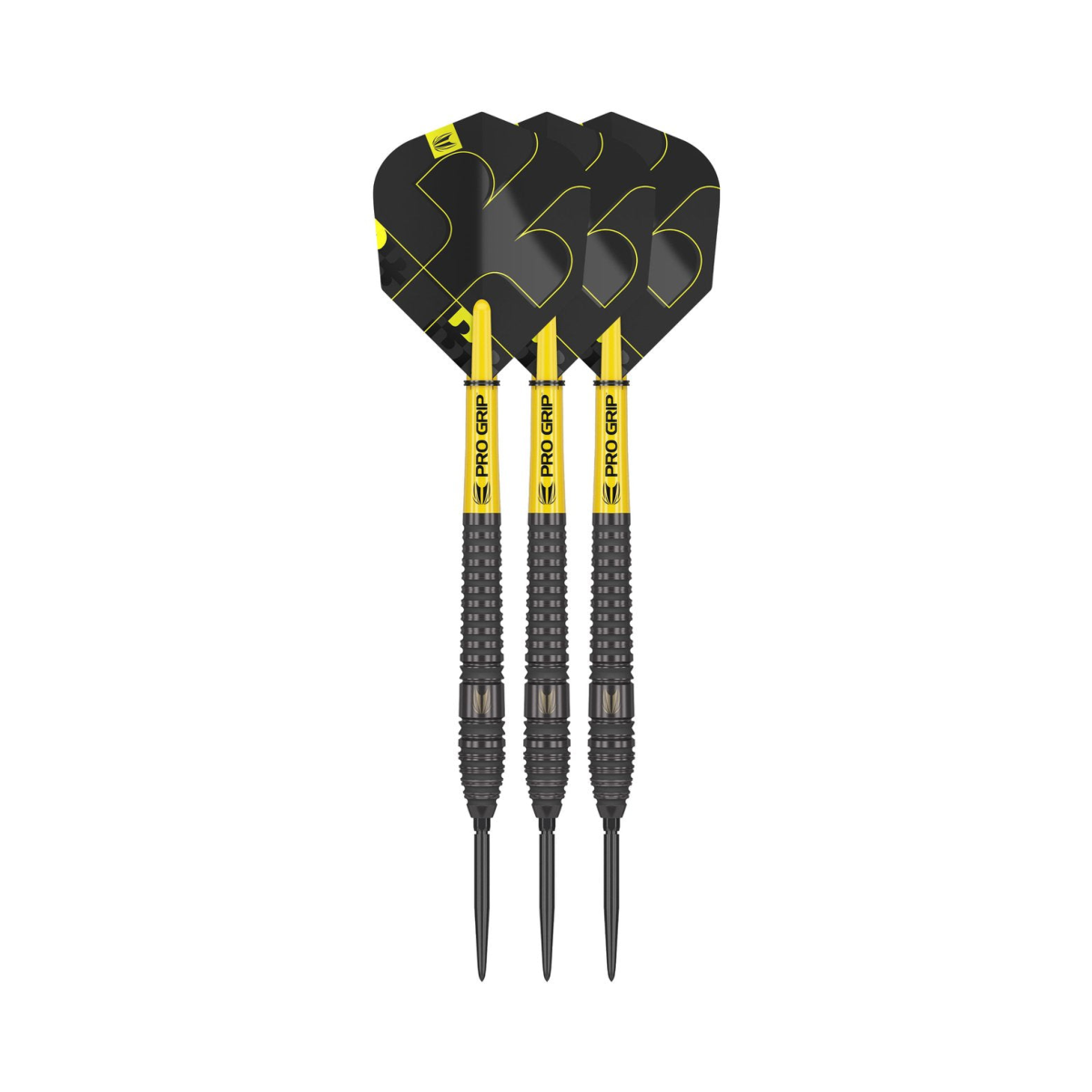 Bolide Void 03 Steel Tip Darts - 90% Tungsten — three barrel close-ups