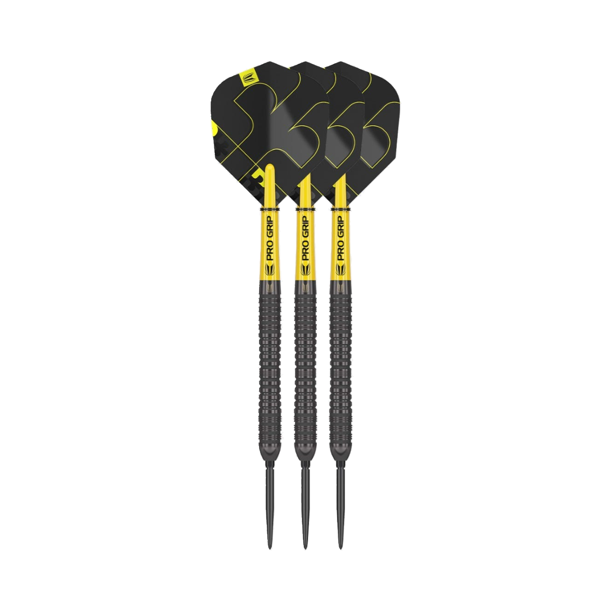 Bolide Void 04 Steel Tip Darts - 90% Tungsten — three barrel close-ups