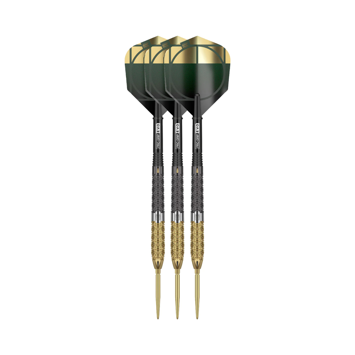 Cult Envy 02 Steel Tip Darts - 90% Tungsten — three barrel close-ups