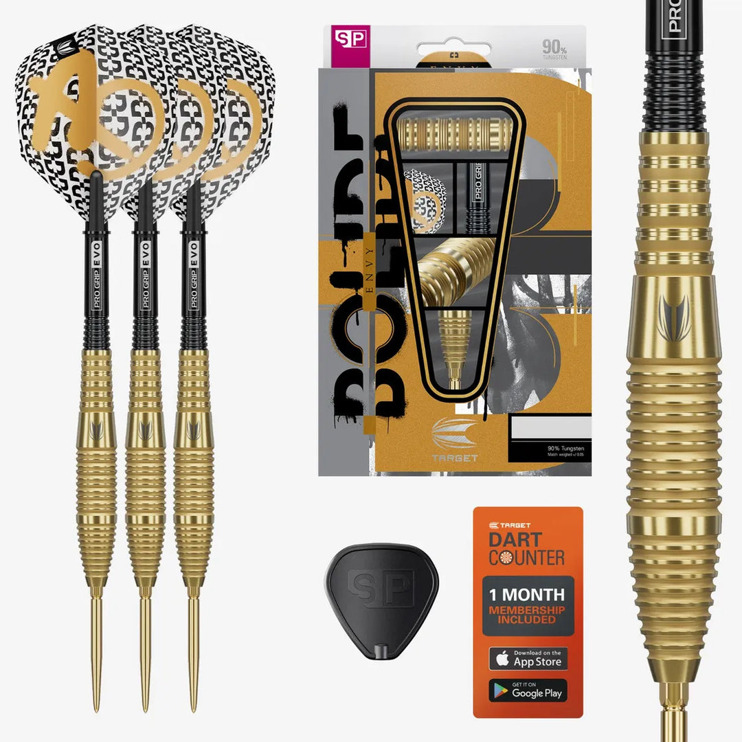 Target Bolide Envy 05 Steel Tip Darts - 90% Tungsten 24g