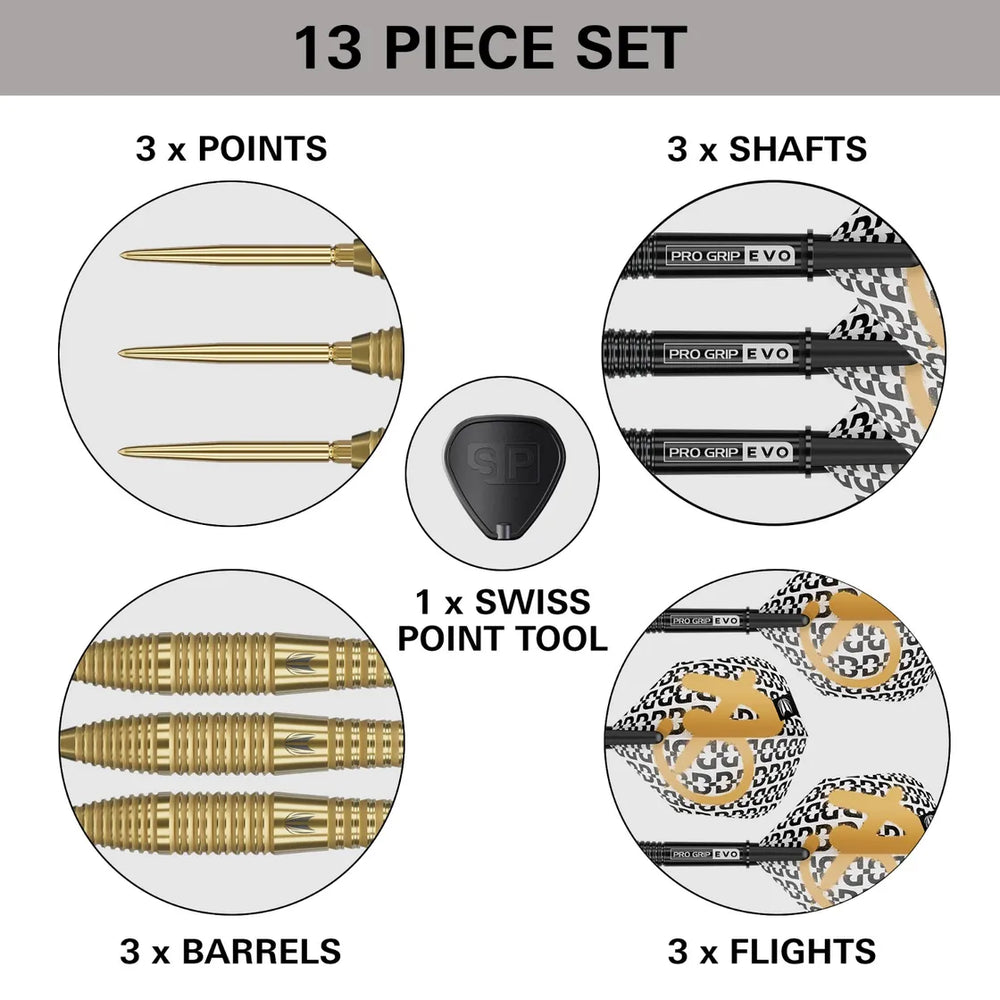 Target Bolide Envy 05 Steel Tip Darts - 90% Tungsten alternate product view