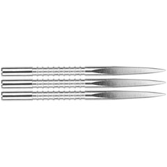 Target Fireedge Grooved Points — silver replacement points