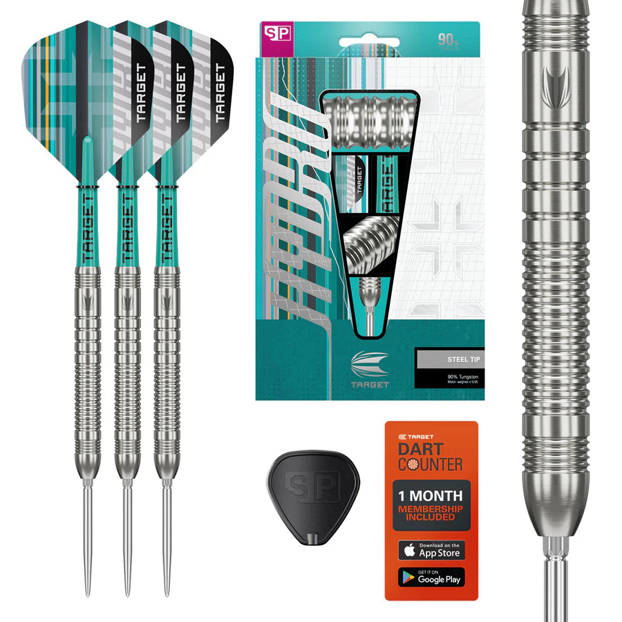Target Hydro 03 Steel Tip Darts - 90% Tungsten 24g