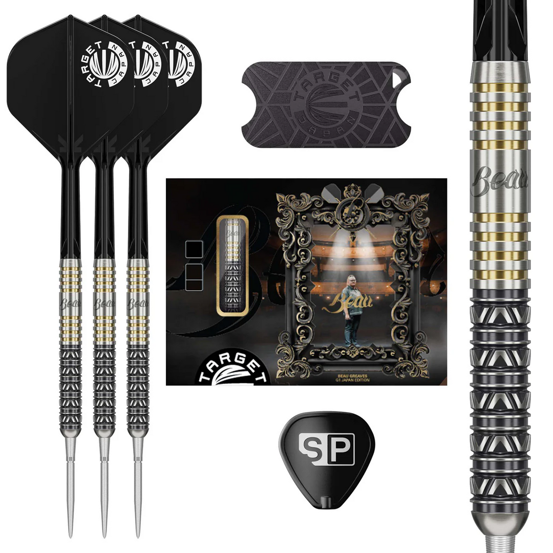 Target Japan Beau Greaves Japan Edition Steel Tip Darts - 90% Tungsten 22g