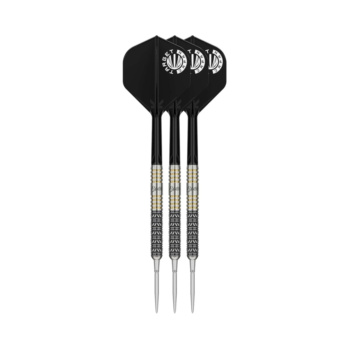 Beau Greaves Japan Edition Steel Tip Darts - 90% Tungsten — three barrel close-ups