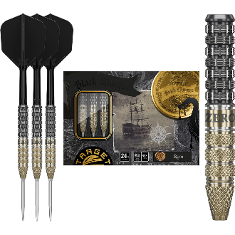 Black Marque Reyn Steel Tip Darts - 90% Tungsten from On Point Darts