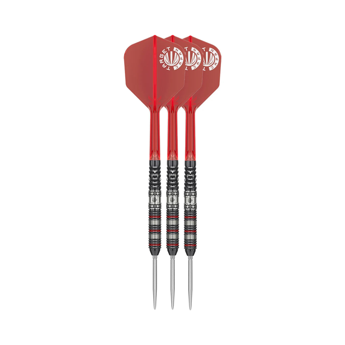 Diamond G3 Steel Tip Darts - 90% Tungsten — three barrel close-ups
