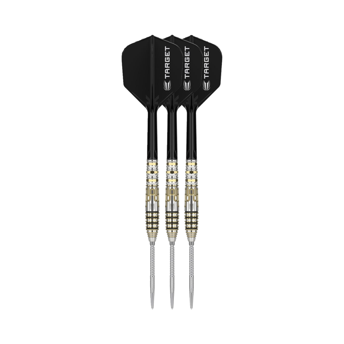 Harith Lim Hot Shot G1 Steel Tip Darts - 90% Tungsten — three barrel close-ups