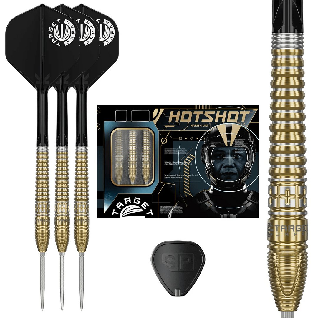Target Japan Harith Lim Hot Shot G3 Steel Tip Darts - 90% Tungsten 23g