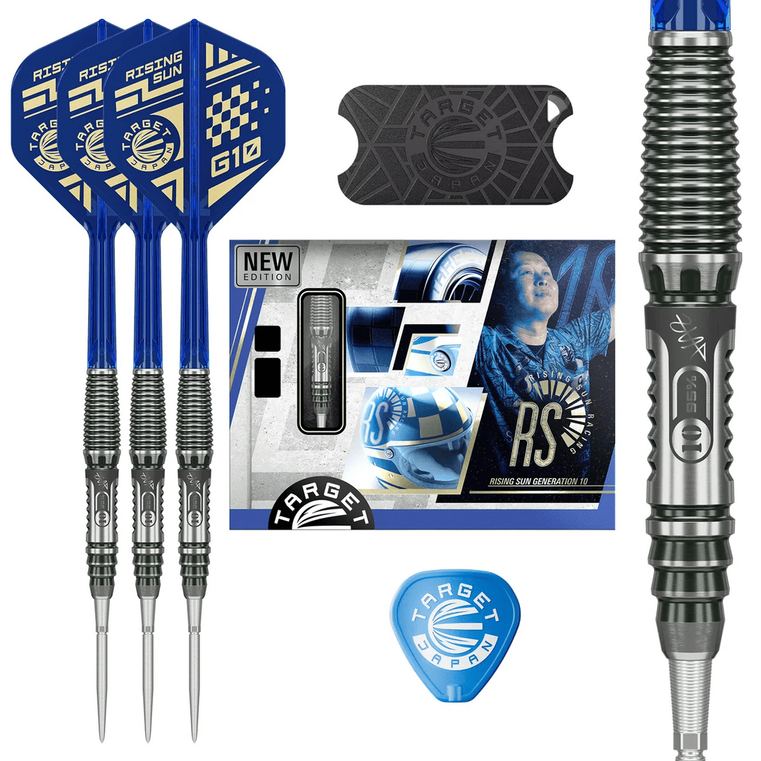Haruki Muramatsu Rising Sun G10.5 Steel Tip Darts - 95% Tungsten