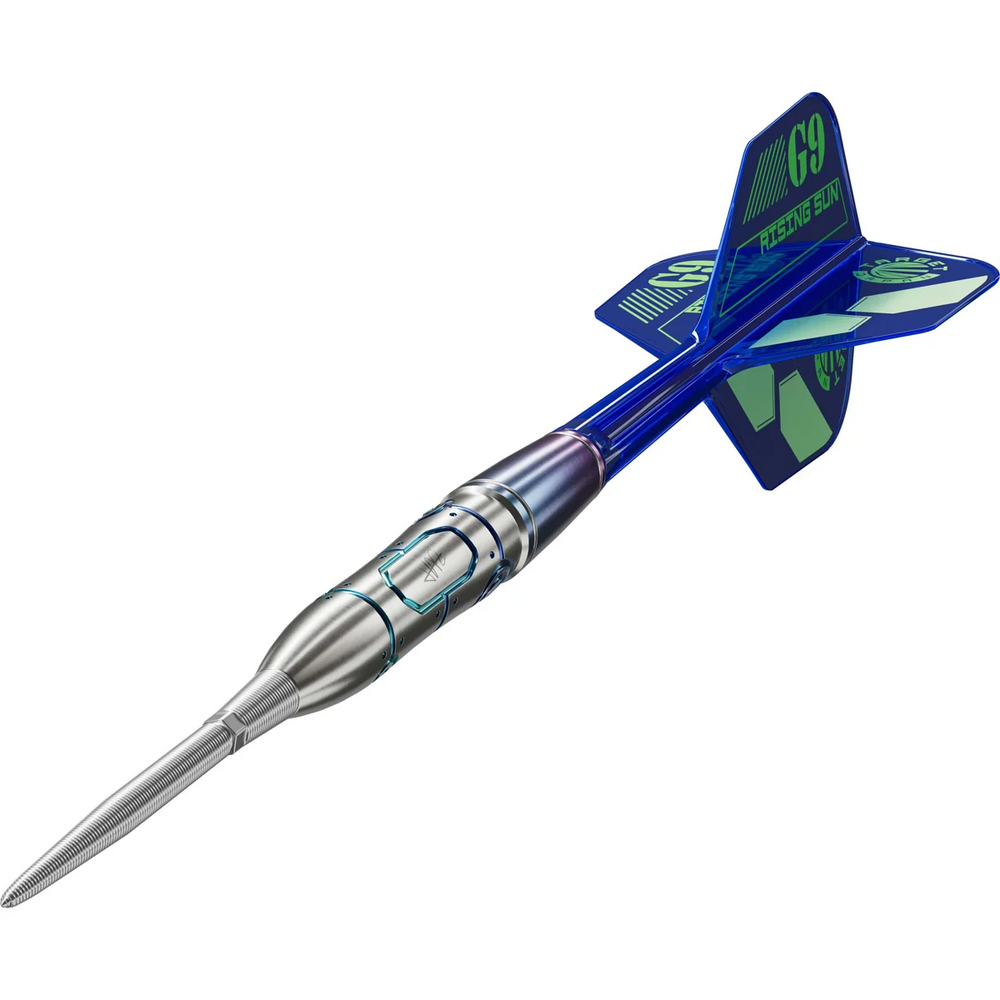 Target Japan Haruki Muramatsu Rising Sun Smooth G9 Steel Tip Darts 95% Tungsten — assembled dart