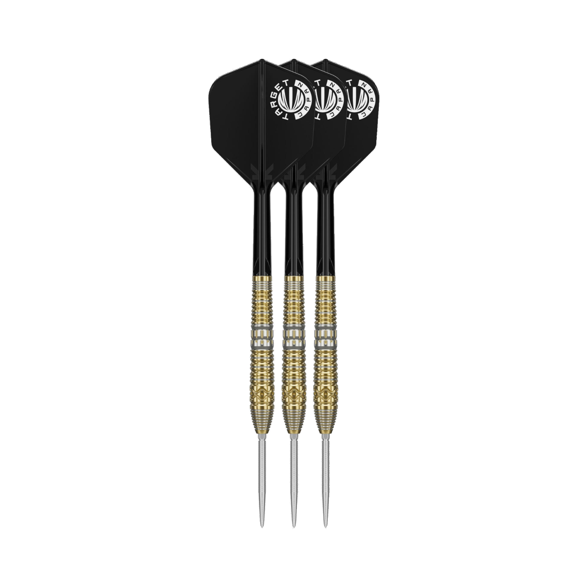 Hot Shot Harith Lim G2 Steel Tip Darts - 90% Tungsten — three barrel close-ups