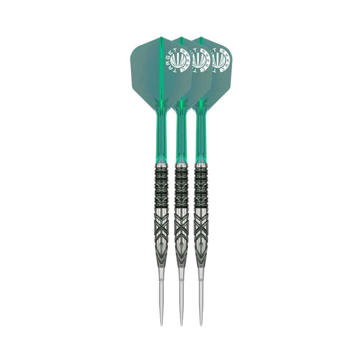 Mikuru Susuki G6 Steel Tip Darts - 90% Tungsten — three barrel close-ups