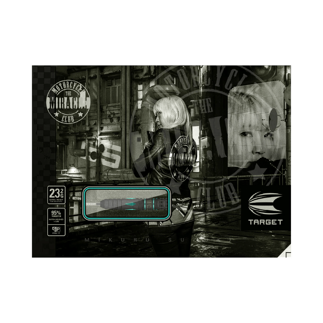Target Japan Mikuru Suzuki G5 Steel Tip Darts 95% Tungsten — retail packaging