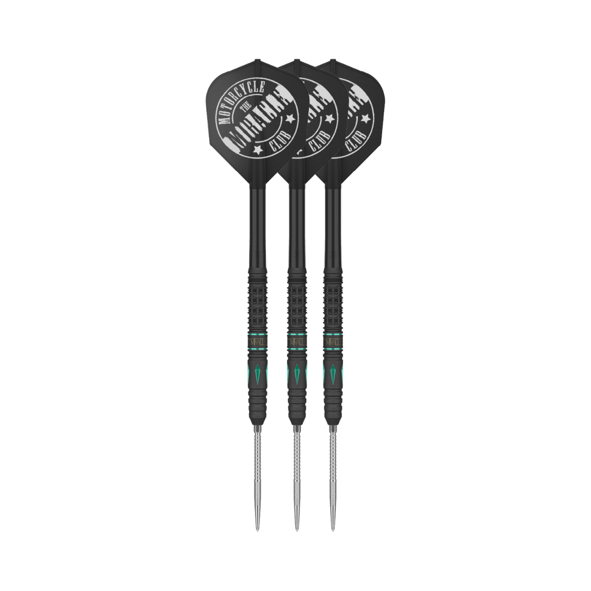 Mikuru Suzuki G5 Steel Tip Darts - 95% Tungsten — three barrel close-ups