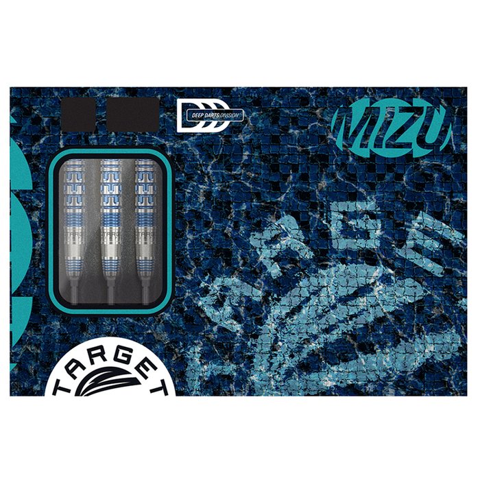 Target Japan Mizu 01 Steel Tip Darts 90% Tungsten — retail packaging