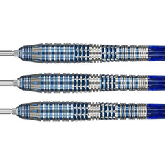 Target Japan Mizu 03 Steel Tip Darts 90% Tungsten — three dart barrels