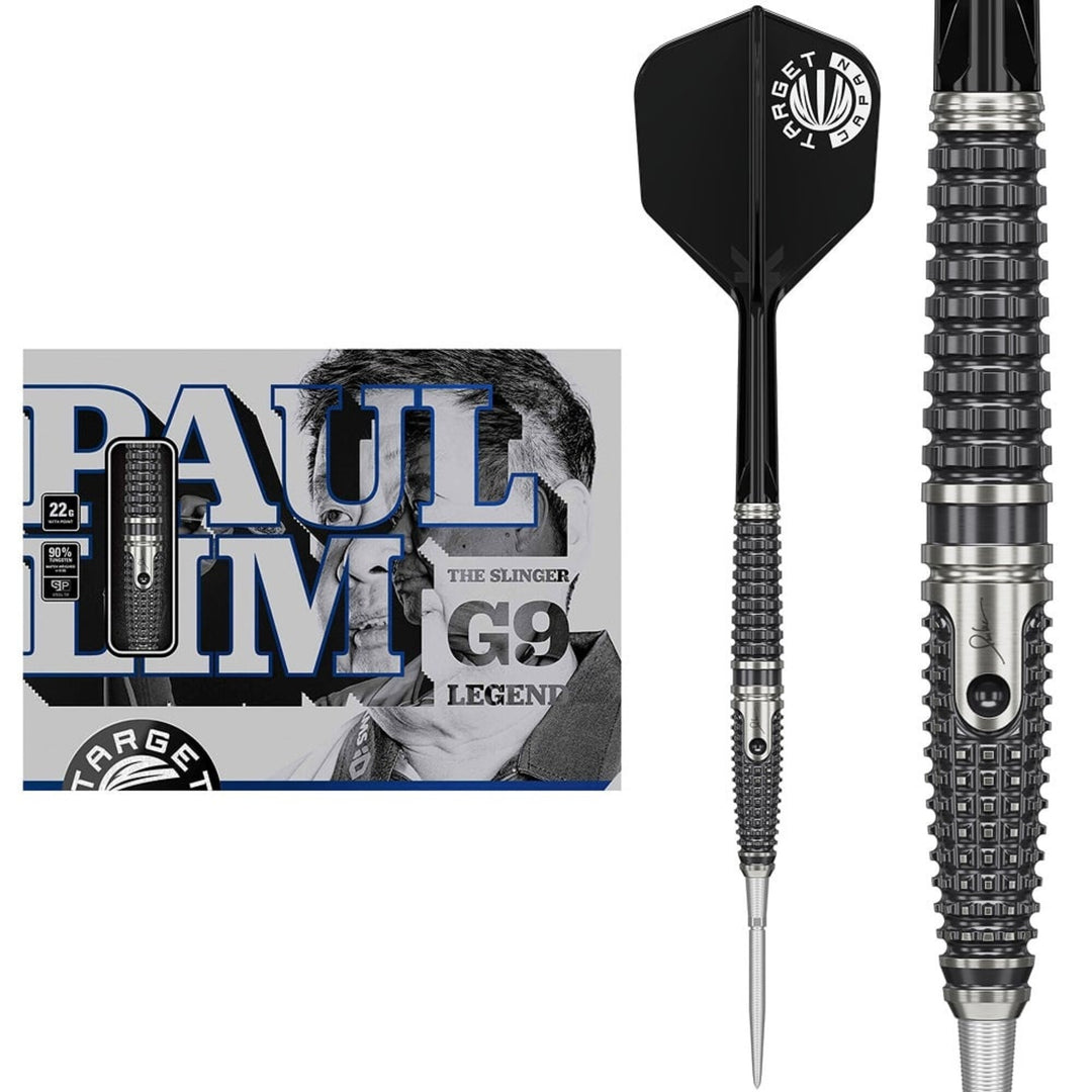 Target Japan Paul Lim The Legend Gen 9 Steel Tip Darts - 90% Tungsten 22g