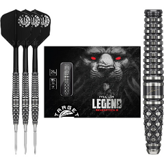 Paul Lim The Legend Gen 8 Steel Tip Darts 90% Tungsten — set contents and packaging