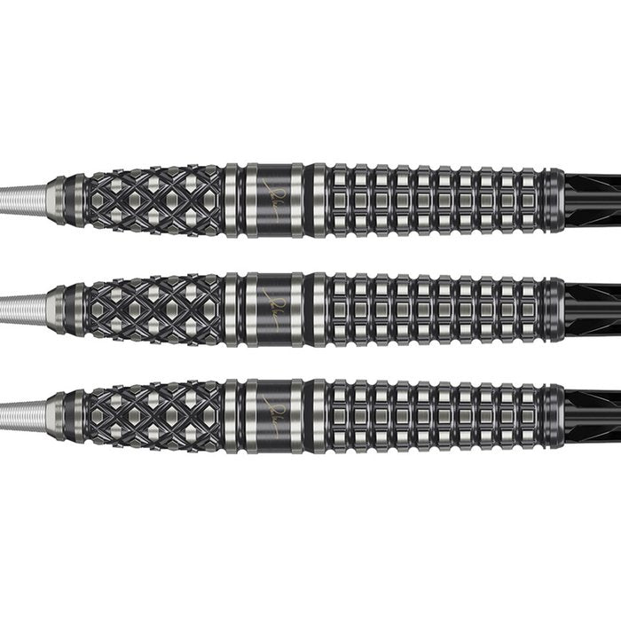 Paul Lim The Legend Gen 8 Steel Tip Darts 90% Tungsten — three dart barrels