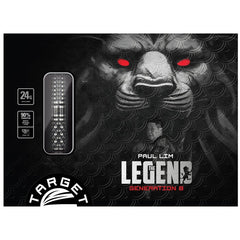 Paul Lim The Legend Gen 8 Steel Tip Darts 90% Tungsten — retail packaging