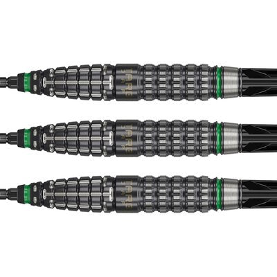 Target Japan Scream G2 Steel Tip Darts 90% Tungsten — three dart barrels