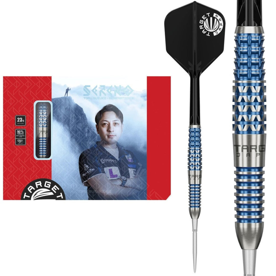 Target Japan Sereno G2 Steel Tip Darts - 90% Tungsten 23g