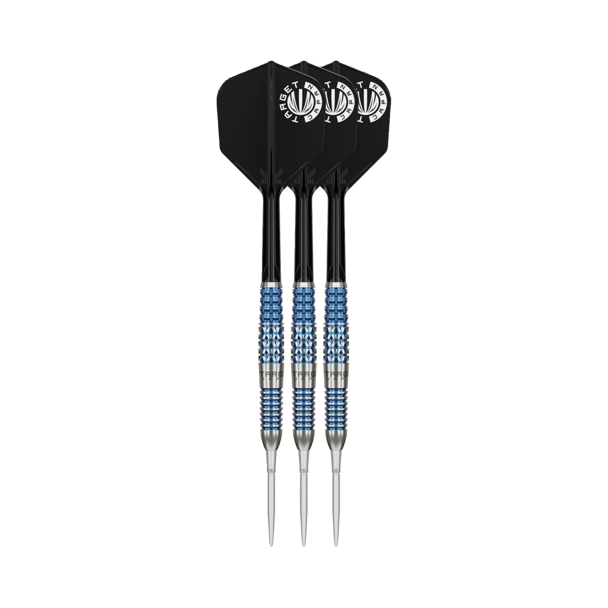 Sereno G2 Steel Tip Darts - 90% Tungsten — three barrel close-ups