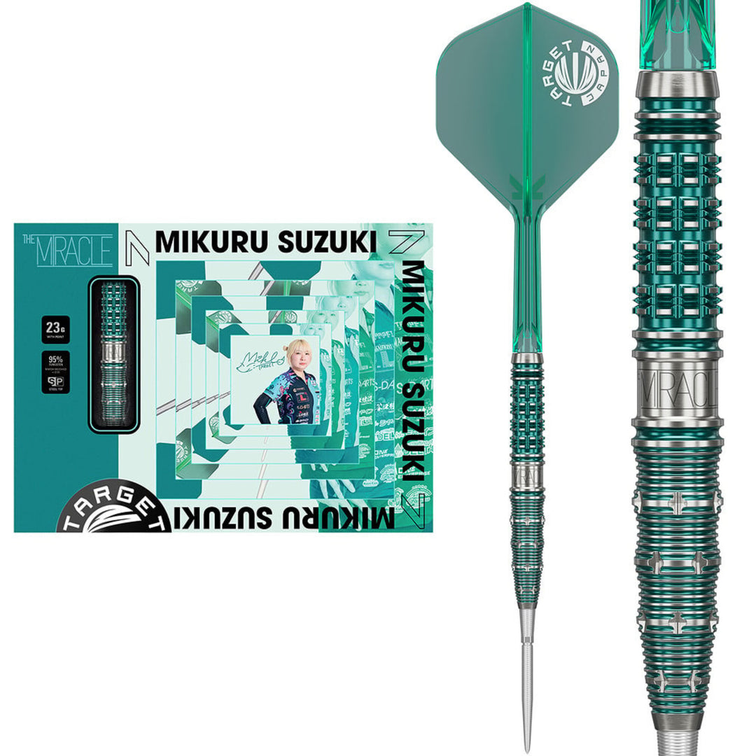 Target Japan The Miracle G7 Steel Tip Darts - 95% Tungsten 23g