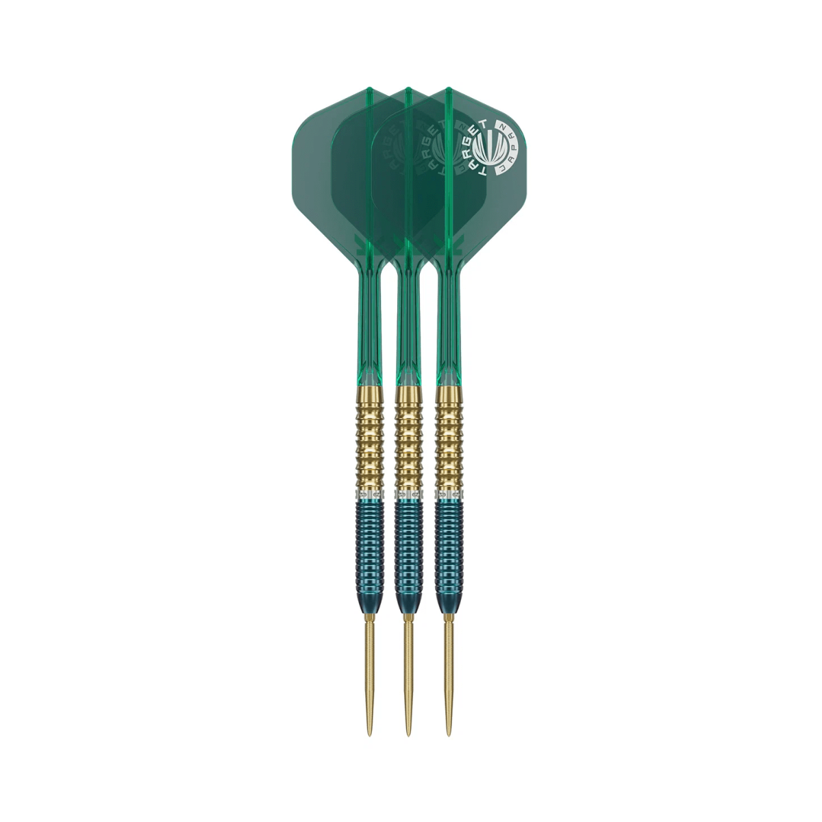 Zenith G2.5 Steel Tip Darts - 90% Tungsten — three barrel close-ups