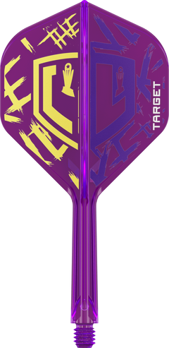 Target K Flex Luke Littler World Champion — purple integrated flight and shaft