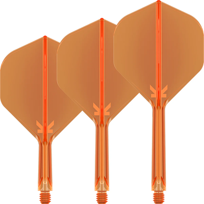Target K-Flex No.2 Neon Orange / Short dart flights