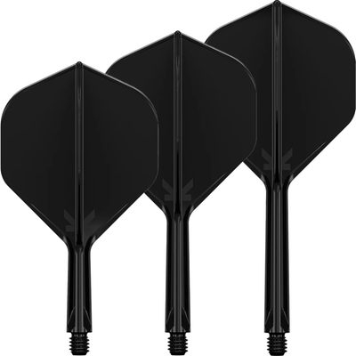 Target K-Flex No.2 Black / Short dart flights