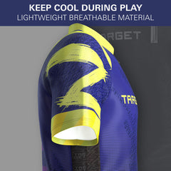 Target Luke Littler 2026 Playing Shirt — shirt sleeve and fabric detail