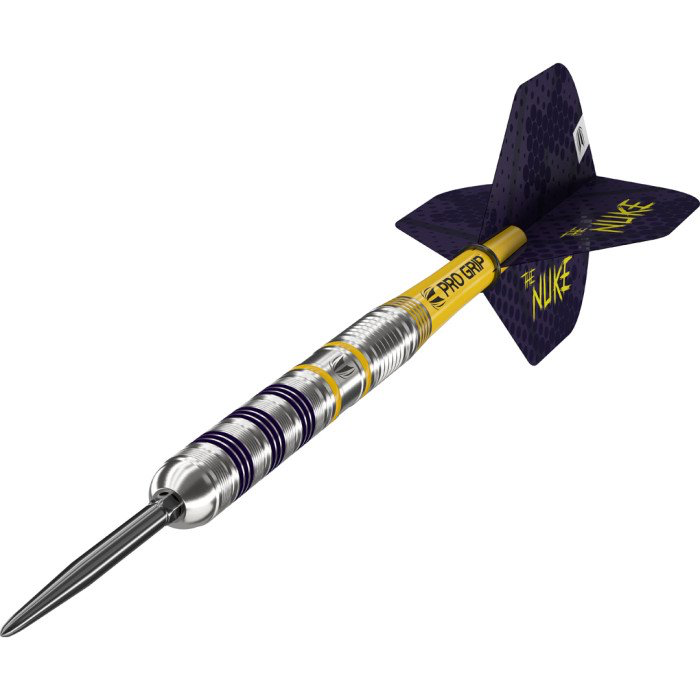 Target Luke Littler Loadout Steel Tip Darts 90% Tungsten — assembled dart