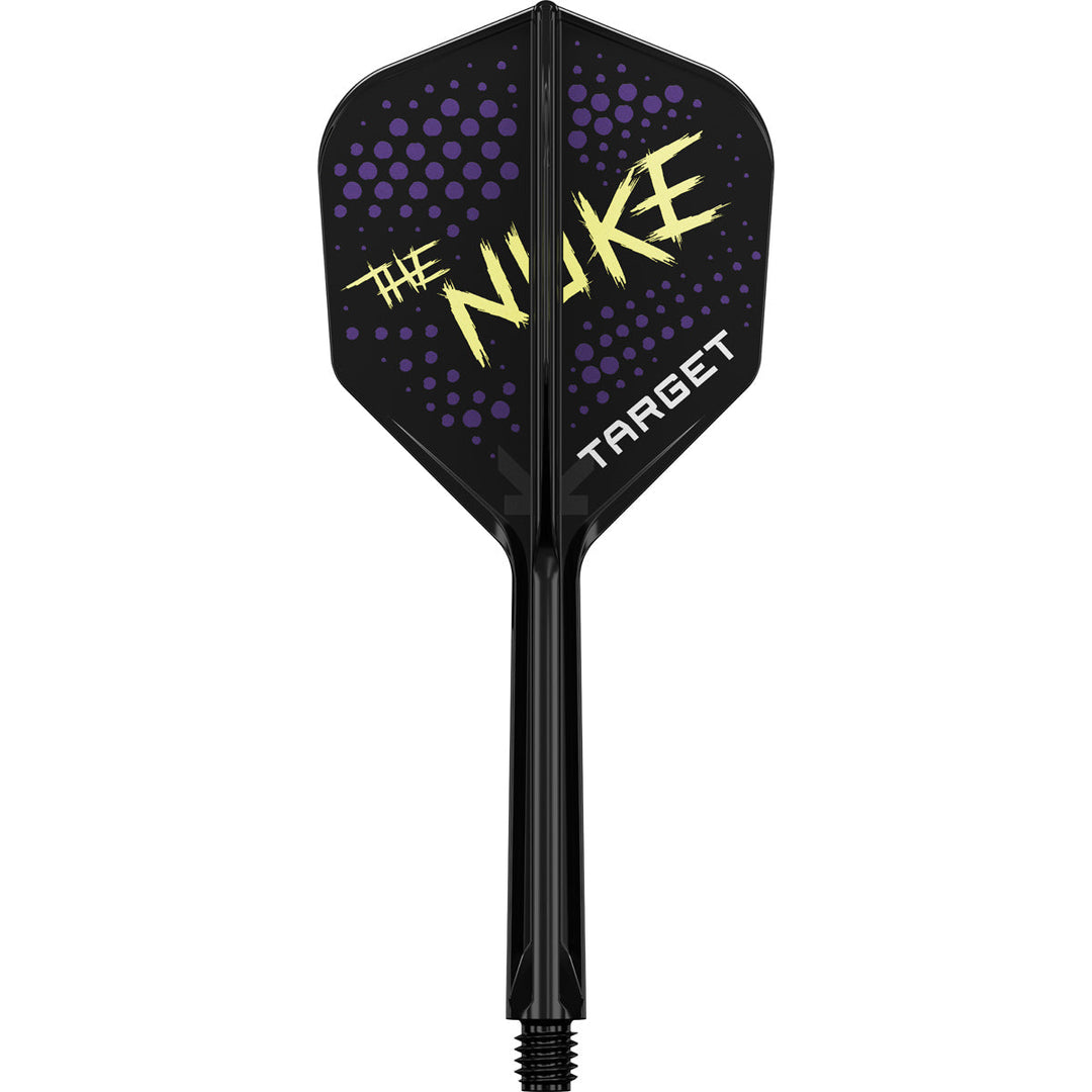 Target K Flex Luke Littler — black integrated flight and shaft