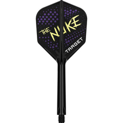Target K Flex Luke Littler — black integrated flight and shaft