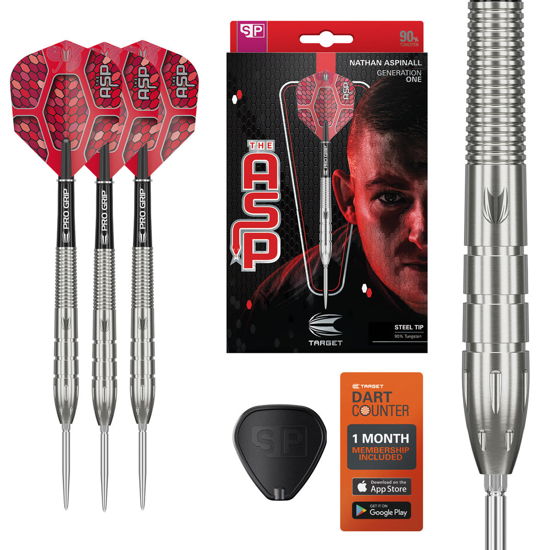 Nathan Aspinall G1 Sp Steel Tip Darts - 90% Tungsten from On Point Darts