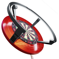 Target Omni ring mounted around a dartboard and red surround