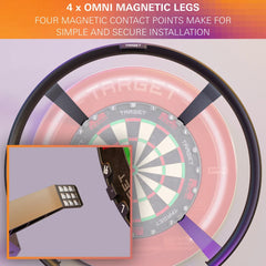 Target Omni light ring with four magnetic mounting legs