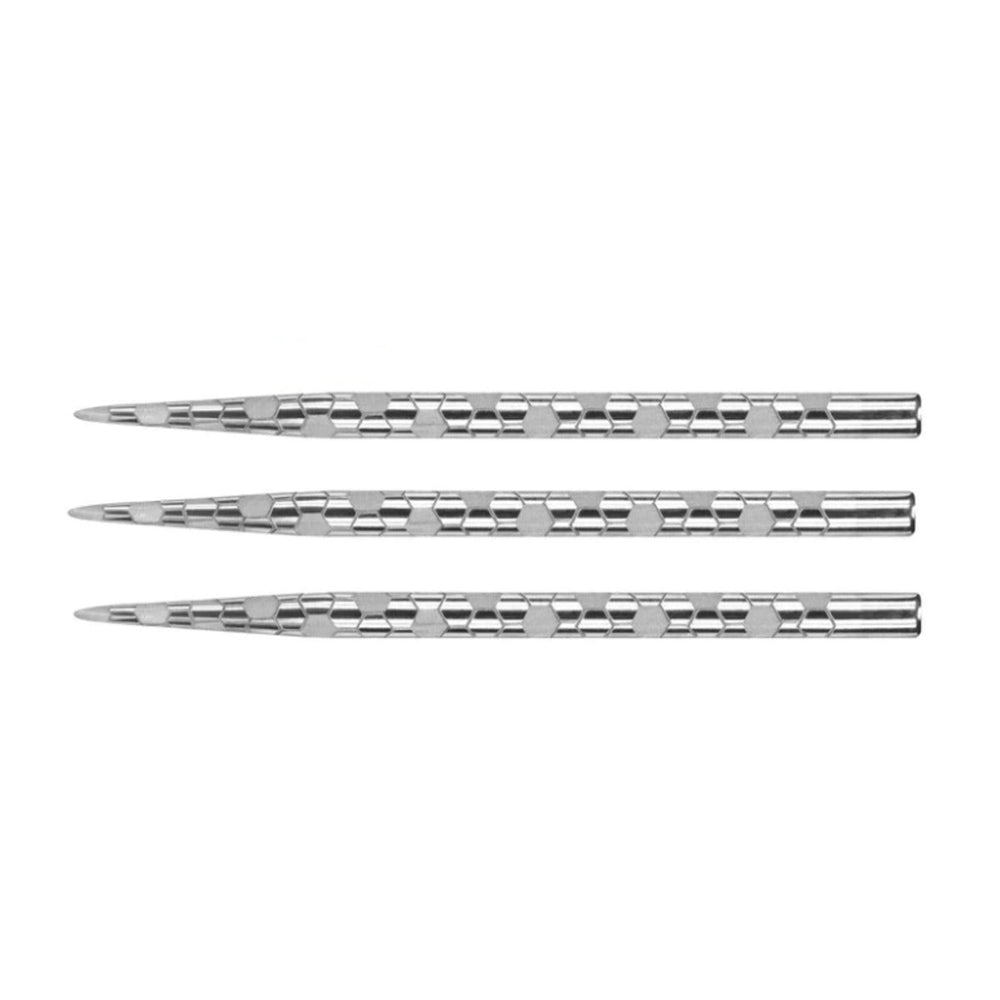 Set of three Target Onyx Pro silver replacement dart points