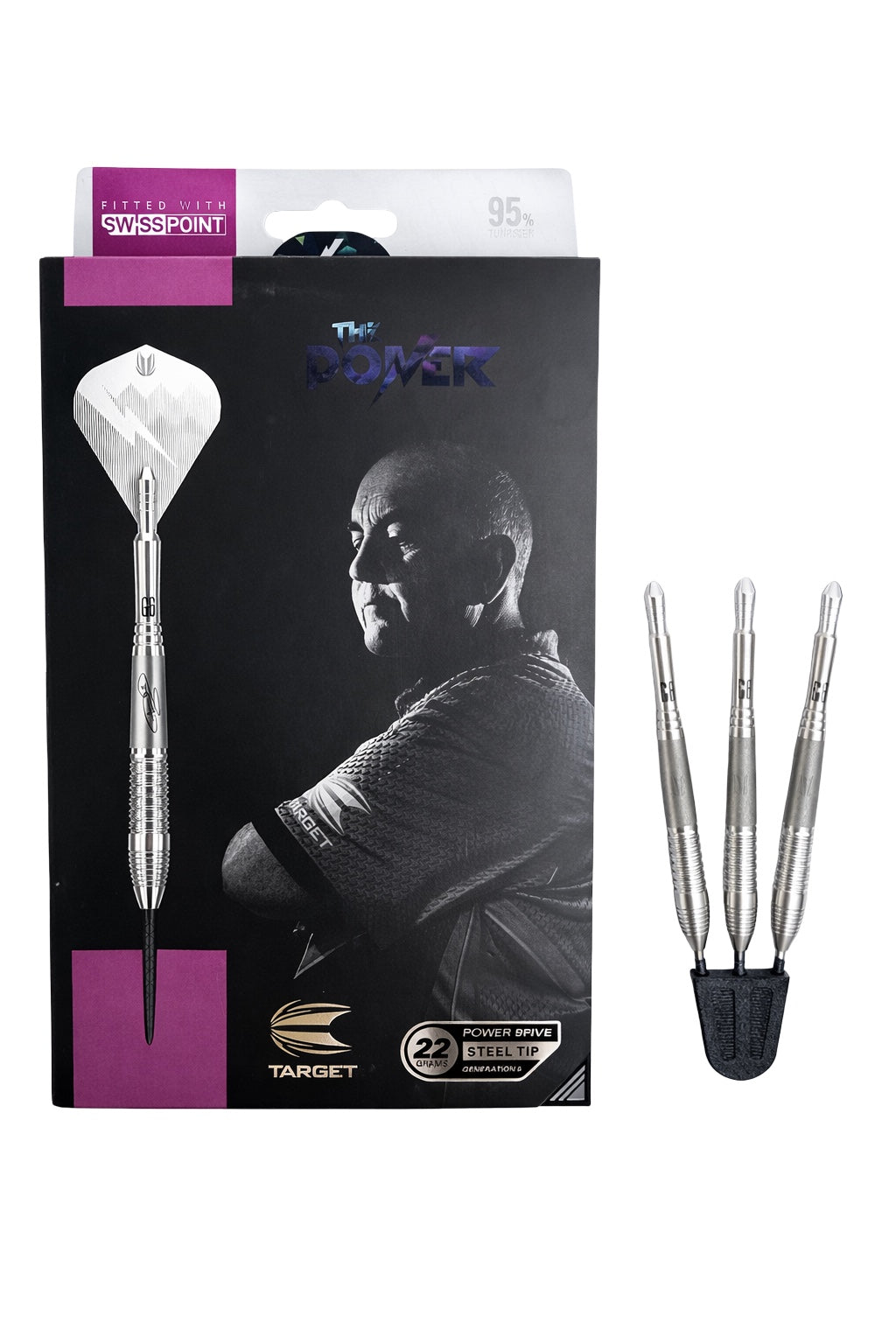 Target Phil Taylor Gen 6 SP 95% Tungsten 22g trade-in darts