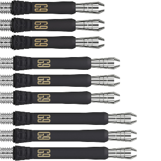 Phil Taylor Power Titanium G9 Black Stems from On Point Darts