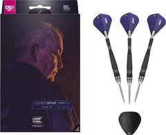 Target Power 9Five G10 Steel Tip Darts 95% Tungsten — set contents and packaging