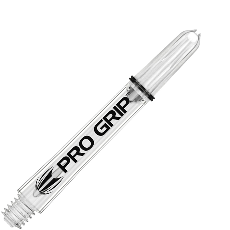 Target Pro Grip Shafts — clear shaft close-up