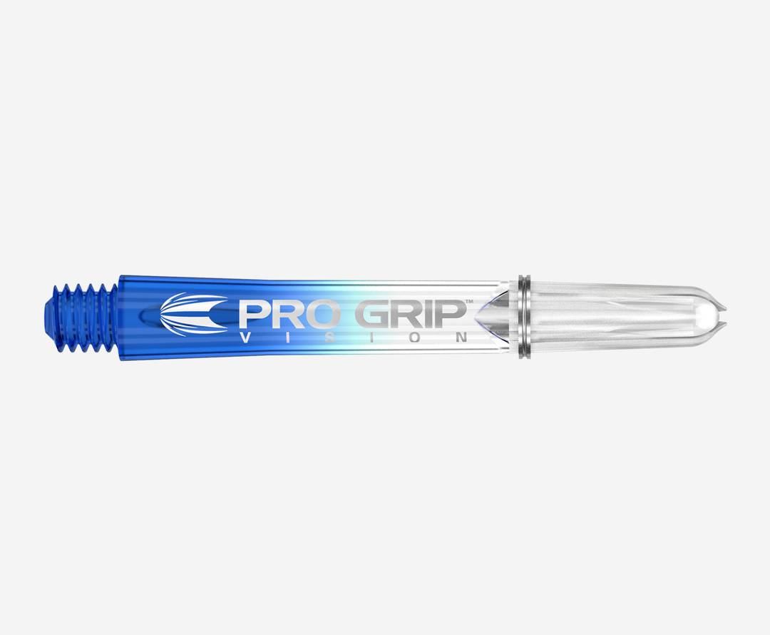 Target Pro Grip Vision blue medium dart shaft side profile