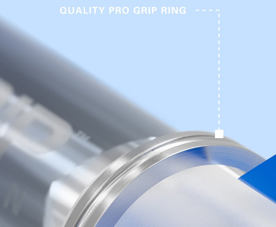 Target Pro Grip Vision blue dart shaft Pro Grip ring detail