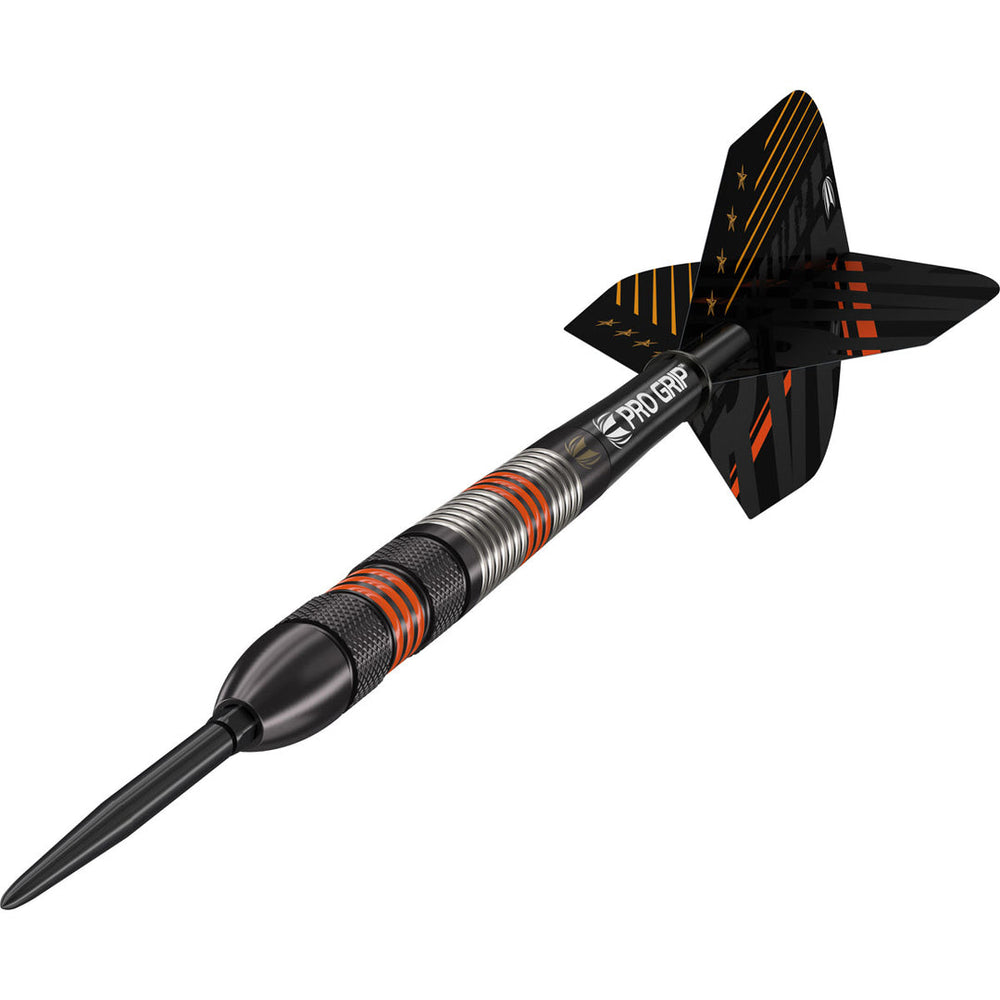 Target RVB Black Steel Tip Darts 80% Tungsten — assembled dart