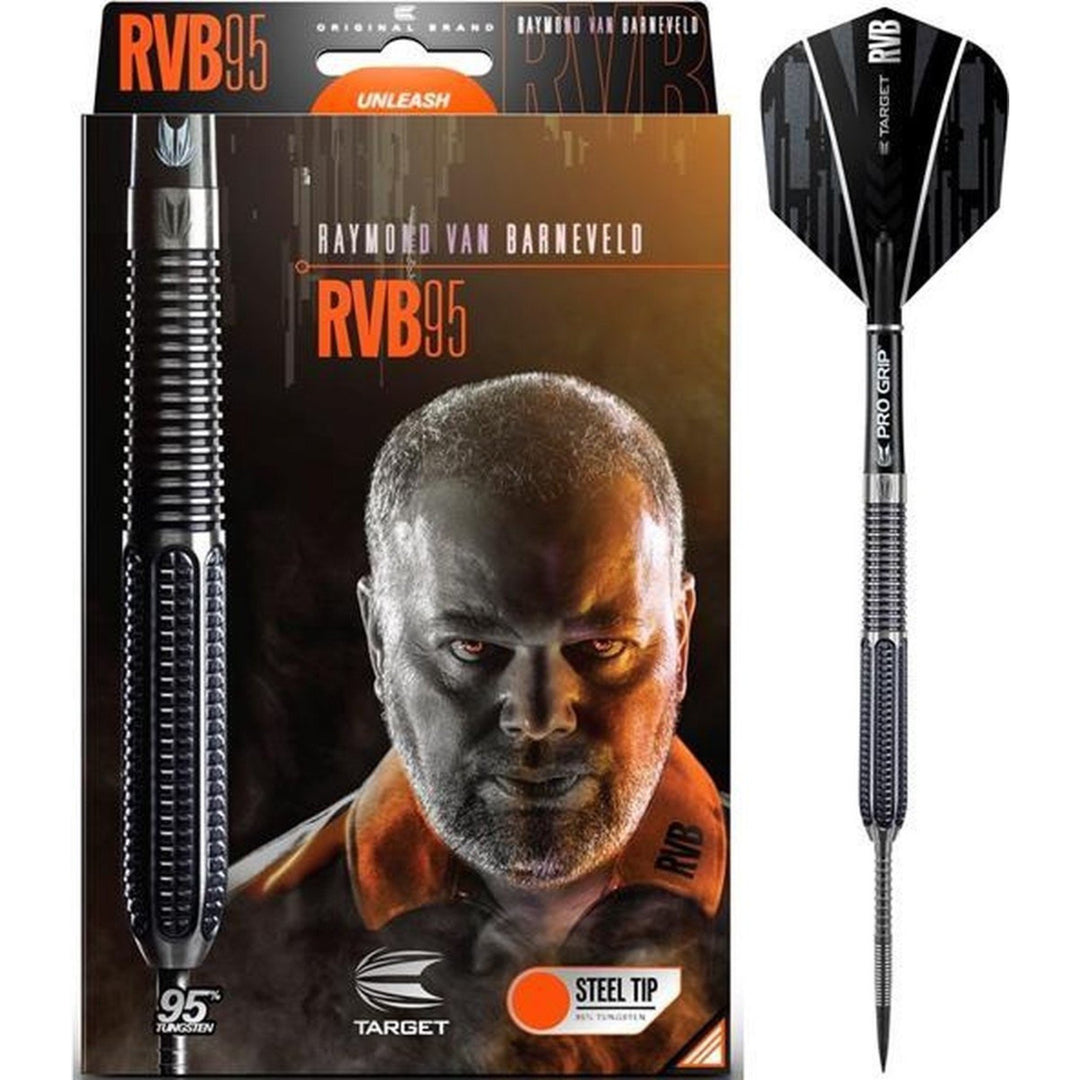 Target Rvb Gen 1 Steel Tip Darts 95% Tungsten — dart and packaging
