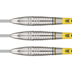 Target Scott Williams G1 Steel Tip Darts 90% Tungsten — three dart barrels